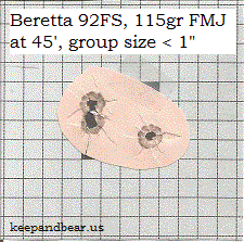 Beretta 92FS 3 SHOT