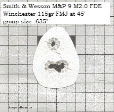 Smith & Wesson M&P9 M2.0 FDE 3 SHOT